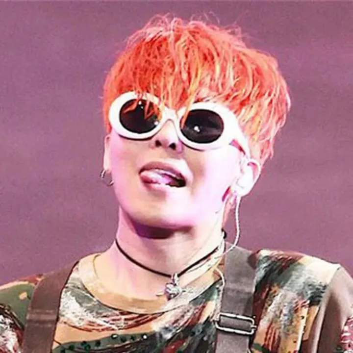 European and American Fashion Sunglasses Retro Trendy Men's and Women's Oval Glasses G-Dragon Same Style Sunglasses15955