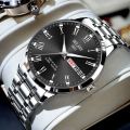 Authentication DELANV Business Watch Men's Luminous Versatile Men's Watch Calendar Men's High-end Watch. 