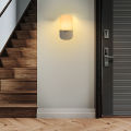 Energy Saving Night Light Plug-in LED Feeding Socket Lamp Indoor Lighting Bedroom Night Bedside Lamp US Two-color Lamp 1Pcs. 