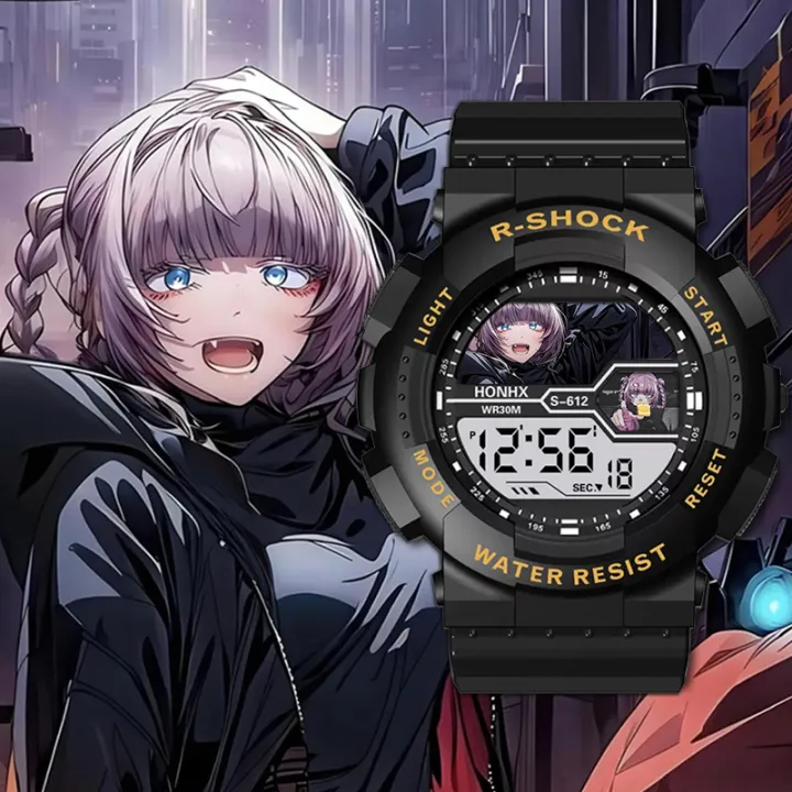 Song%20of%20the%20Night%20Seven%20Grasses%20Electronic%20Watch%20Sports%20Digital%20Cartoon%20Cute%20Electronic%20Watch%20with%20Alarm%20Clock%20for%20Women%20-%20Image%205