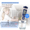 5 in 1 TDS/EC/PH/Salinity/Temperature Meter Digital Water Quality Monitor Tester for Pools, Drinking Water, Aquariums Durable. 