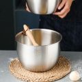 Kitchen Stainless Steel 304 Mixing Bowl Deep Design Cooking Baking Cake Bread Salad Kitchen Mixer Bowl, 2800ML. 