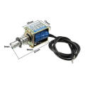【TopazTrove】JF-0520B DC 12V DC24V DC6V 300mA 3.6W 4N 10mm Pull Push Type Linear Motion Solenoid Electromagnet. 
