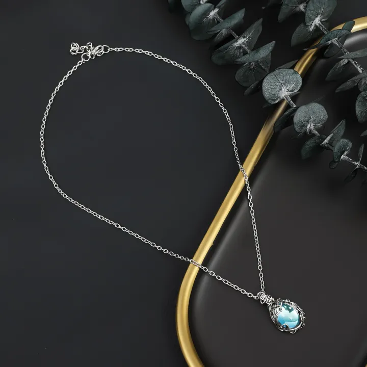 Water%20Crystal%20Gemstone%20Pendant%20Necklace%20-Artificial%20Gems%20Vintage%20Alloy%20Rattan-%20Women%20Girls%20Necklaces%20-Waterdrop%20Stone%20Necklace%20-%20Image%209