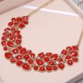 Women's Big Pendant Clavicle Chain Necklace. 