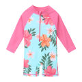 BAOHULU UPF50+ Print Baby Girl Swimsuit Long Sleeve Kids Swimwear One Piece Toddler Infant Bathing Suit for Girls Boys Children. 