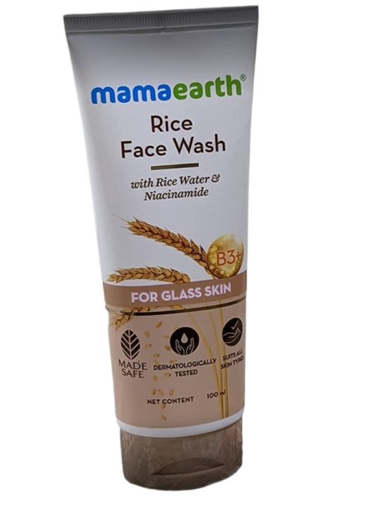 Mamaearth%20Rice%20Face%20Wash%20With%20Rice%20Water%20&%20Niacinamide%20for%20Glass%20Skin%20-%20100%20ml%20-%20Image%202