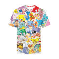 Pokemon Piakchu Anime 3D Printed T shirt Cartoon Kid Clothing Sweatshirt For Kids 2023 Summer New Tshirts Casual Boys T Shirts. 
