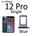 iPhone 12 Pro Sim Tray Blue colour sim tray. 