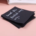 50PCS Black Super Sticky Notes Self-Adhesive Sticky Note Pads For Office School Supplies Memo Notes Reminder. 