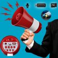 Handheld Lithium Battery Megaphone Hand Dynamic Megaphone 20w High Quality. 
