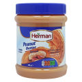 Herman  Peanut Butter Crunchy - 340g (Cholesterol Free) #FM. 
