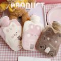 Cute Hot Water Bottle Bag for Girls Plush Shoulder Hand Warmer Heat Pack Warm Belly Instant Hot Pack Winter Water Heating Pad. 