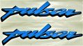 Bajaj Pulsar 220f/180/150/135 Coloured 3D Monogram Emblem Badge. 