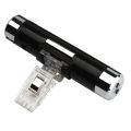 【Miga Plaza】2 in 1 Blue Backlight LCD Display Screen Auto Accessories  Air Vent Outlet Car Digital Time Clock. 