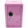 Kqueebee Kids Money , Mini Money Box Gift Safe Case Password with Key Metal Money Box Storage Bedroom Locker Home Ornament. 