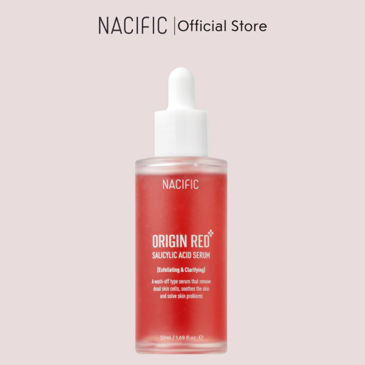 [NACIFIC OFFICIAL]  Origin Red Salicylic Acid Serum 50ml  Dead Skin Cell and Sebum Exfoliation  Skin Soothing and Relief