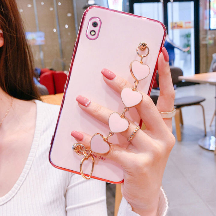 For%20Samsung%20Galaxy%20A10%20Back%20Cover%20+%20Love%20Heart%20Bracelet%20Luxury%20Glossy%20Shiny%20Plating%20Bumper%20Ladies%20Case%20Soft%20Silicone%20Protective%20Phone%20Cases%20-%20Image%202