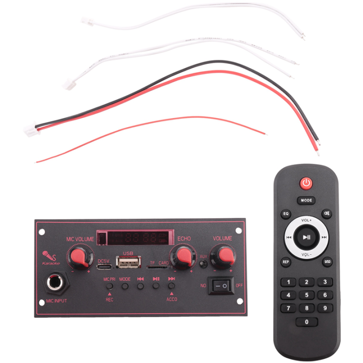 Amplifier Board 2 X 10W Bluetooth Mp3 Decoding Board Trolley Audio Player Car Bluetooth Module Parts A