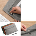 School Office Supplies Professional File Folder Filing Products Fashion Briefcase A4 Leather File Folder. 