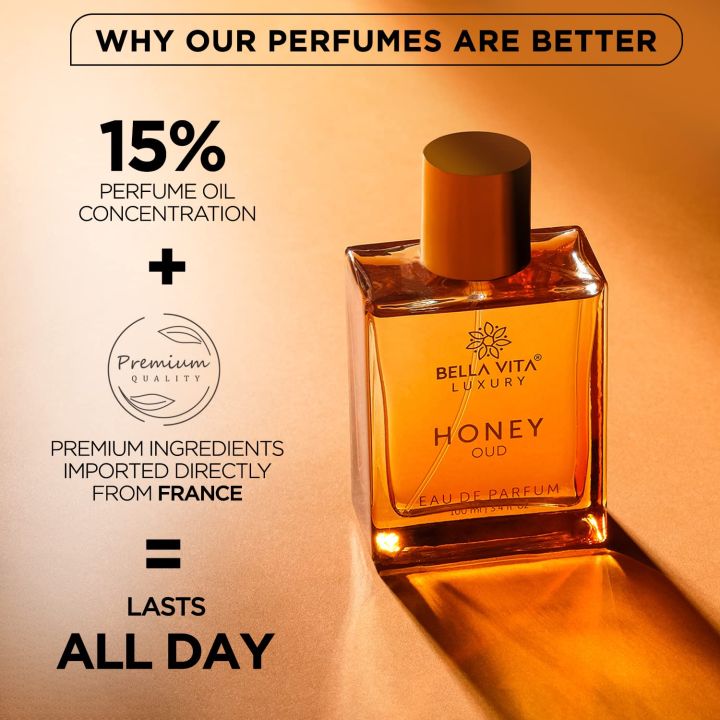 Bella%20Vita%20Luxury%20Honey%20Oud%20Eau%20De%20Parfum%20Unisex%20Perfume%20for%20Men%20&%20Women%20with%20Patchouli,%20Vanilla,%20Bergamot%20%7C%20Floral,%20Spicy%20EDP%20Fragrance%20Scent,%20100%20Ml%20NUZ%20-%20Image%203