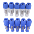 20PCS 3 Pin Male Powercon Connector NAC3FCA Speakon Plug 20A 250V AC Power Plug Connector Blue and Grey White. 