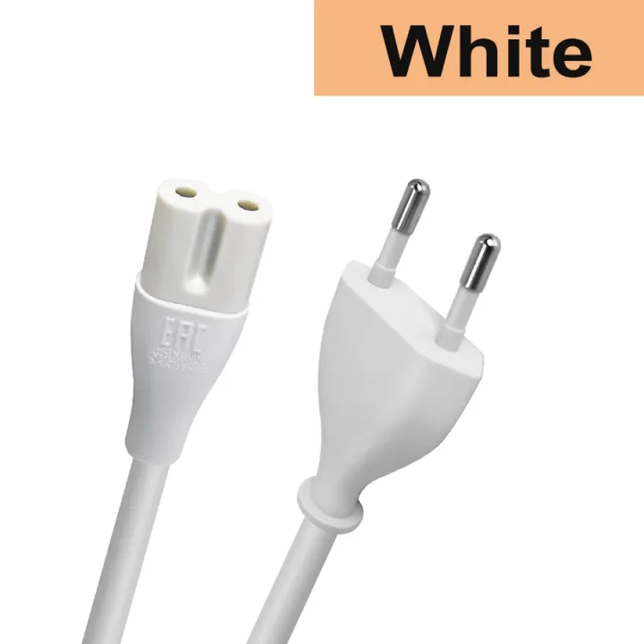 AC Power Cord Cable EU power cable for TV Mac Mini Time Capsule PS4 Figure 8 C7 to Eu 2 Plug