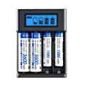 LCD Display AA / AAA Battery USB Charger 4 Slots For NI-MH /NI-CD AA AAA 1.2V Rechargeable Battery Indicator Battery Charger. 