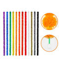Long Strands Marigold Garland Reusable 5 Feet Long 1.5m Length Artificial Garland Flower Garland for Wedding Decoration Pooja. 