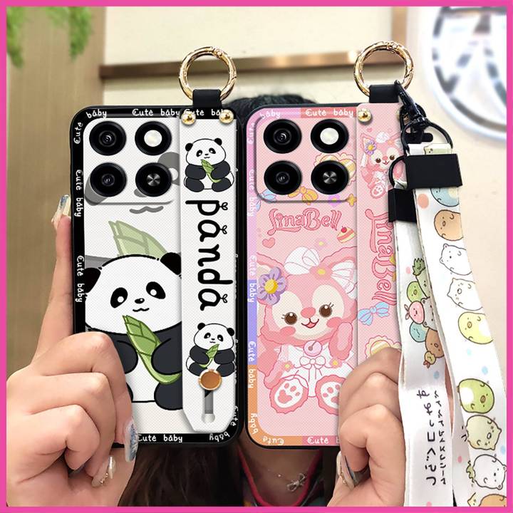 Anti-knock cell phone case Phone Case For ZTE Blade A35/A55 phone pouch mobile case cell phone cover Wrist Strap simple