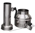 Stainless Steel Puttu Maker or Puttu kudam. 