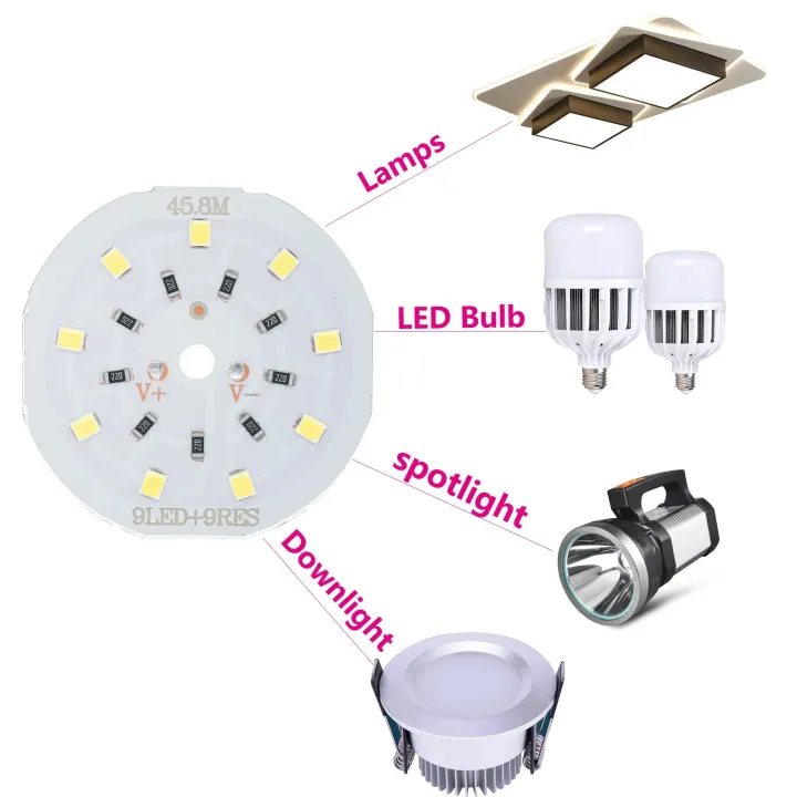 DC%2012V%20PCB%20Led%20Lamp%20Panel%20SMD2835%20Lamp%20Bead%20LED%20Bulb%20Lamp%209W%20Light%20Board%20For%20LED%20Bulb%20LED%20Downlight%20-%20Image%203