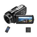 4K Ultra HD Handheld DV Professional Digital Video Camera CMOS Sensor Camcorder - black. 