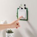 Luminous Animal Switch Sticker Cartoon Sticker Glow In The Dark Fluorescent Decoration Panda Switch Sticker Home Kid Room Decor. 