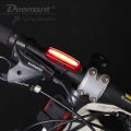 Deemount Rechargeable COB LED USB Mountain Bike Tail Light Taillight MTB Safety Warning Bicycle Rear Light Bicycle Lamp-Red Blue Pink. 