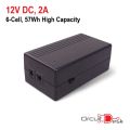 12V High Capacity DC Mini UPS Power Backup Battery Backup for Fiber Routers CCTV Cameras Electronic Devices [CD-UPS1202B]. 