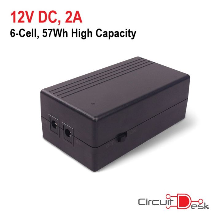12V High Capacity DC Mini UPS Power Backup Battery Backup for Fiber ...