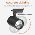 LED Track Light Set Rail Spot Led Light Spotlight Ceiling Lamp Rail Lighting Ceiling Spots Fixture Track Home Living Room Store. 