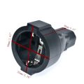 C14-Eu Socket Iec320 C14 To Eu Socket Iec 320 C14 To Cee 7/7 European Female Ac Power Ups/pdu Power Lead Adapter. 