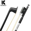 KOKKO Violin Bow 4/4 Full Size Student Violin Bow Well Balanced Carbon Fiber Horse Hair Violin Accessories For Professional Player Beginner. 
