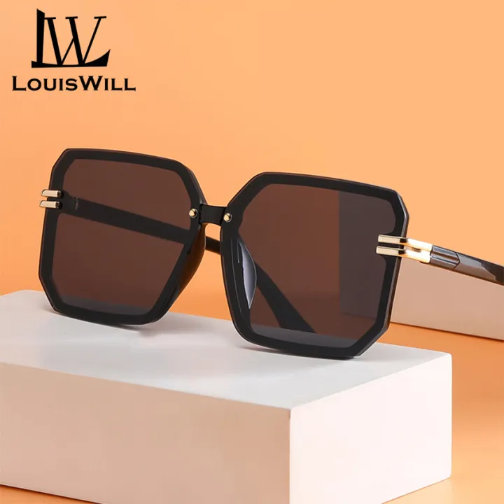 LouisWill Women Sunglasses Fashion Sunglasses UV400 Eyes Protection Sunglasses Ladies Sunglasses Full Frame Glasses Female Eyewear Driving Travel Sunglasses Retro Sunglasses