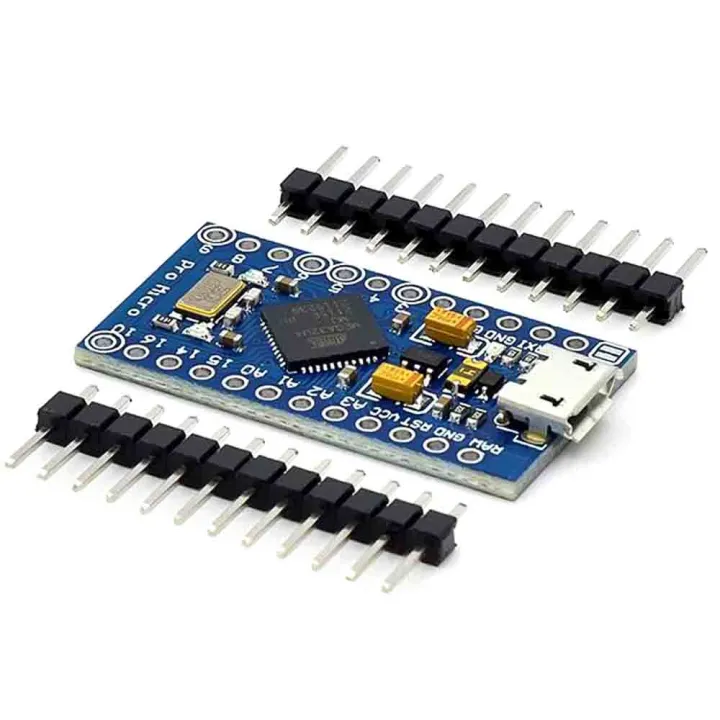 Mini/Type-C/Micro%20USB%20Pro%20Micro%20ATMEGA32U4%205V/16MHZ%20module%20With%20the%20bootloader%20for%20arduino%20with%202%20row%20pin%20header%20for%20arduino%20-%20Image%202