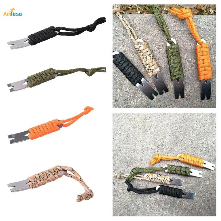 Metal Pocket Crowbar Keychain Multifunctional Tool for Indoors Climbing