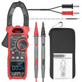 AC/DC Digital Clamp Meter True-RMS Multimeter Anto-Ranging Multi Tester Current Clamp Amp Volt Ohm Diode Capacitance Resistance Continuity NCV Temperature Duty Ratio VFD Tests. 