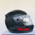 U.P.Co Deluxe  Black Matt  Motor Bike Helmet SLS Certified. 