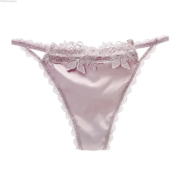 Withoutyou%20Lingerie%20bikini%20panties%20ladies%20hollow%20low%20rise%20shorts%20shiny%20briefs%20Hot%20Selling%20ladies%20satin%20lace%20thong%20silky%20soft%20solid%20color%20underwear%20-%20Image%205