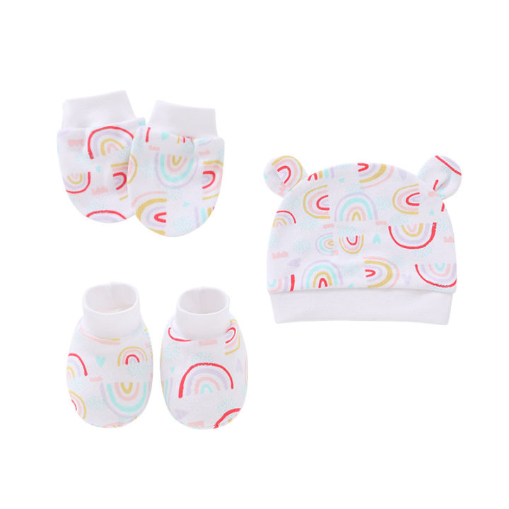 3Pcs/Set%20Newborn%20Hat%20Gloves%20Socks%20Set%20For%20Baby%20Boy%20Girl%20Cotton%20Cap%20Beanie%20Soft%20Infant%20Nightcap%20-%20Image%208