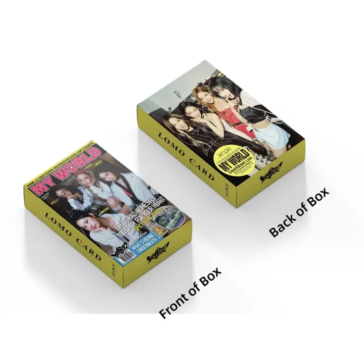 Kpop%20Aespa%20Album%20Welcome%20To%20My%20World%20Lomo%20Card%20Photocards%20Photo%20Card%20-%20Image%203
