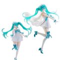 TRTEWWS 15th Anniversary Virtual Idol Singer Figure Two-Dimensional 21cm Hatsune Miku Figure Manga Statue PVC Figure Miku Anime Figure Fans GiftMini - Figures. 