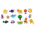 12Pcs Mix Ocean Animals Wooden Fridge Magnet Creative Cartoon 3D Stickers Toys. 